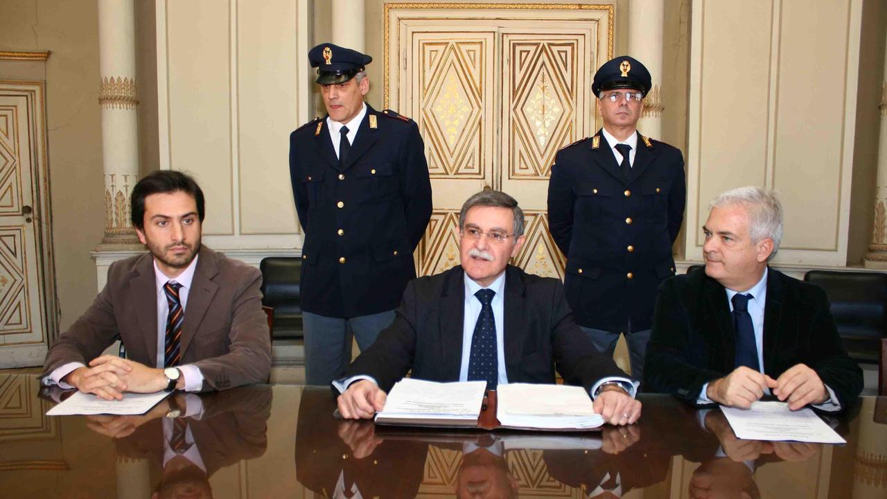La presentazione del bilancio in questura