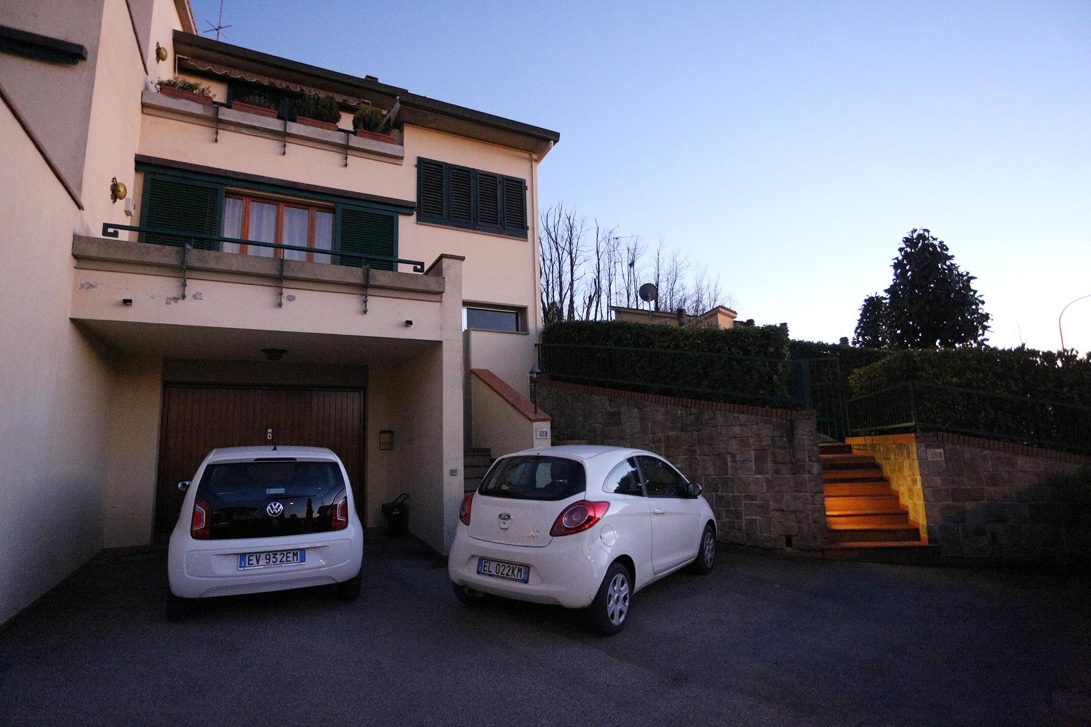 La casa dove si è verificato l'incidente domestico (Foto Agenzia Carlo Sestini)