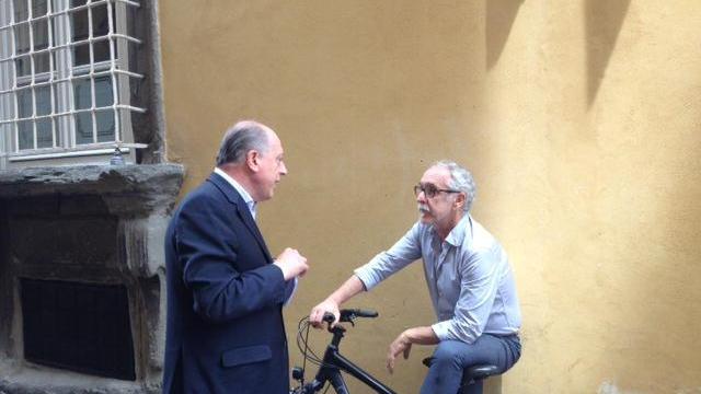Il sindaco Tambellini con il dirigente Tani