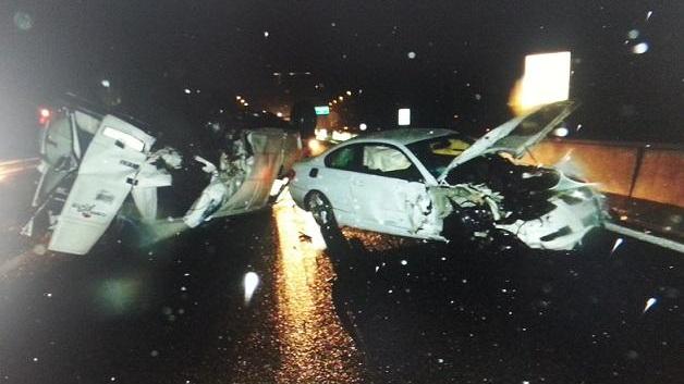 Incidente in autostrada (foto archivio)