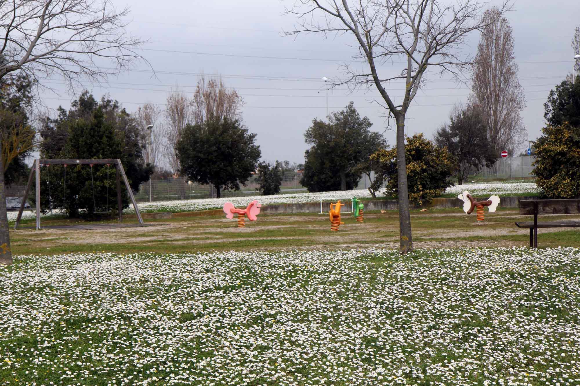 Il parco di via Guadalajara 
