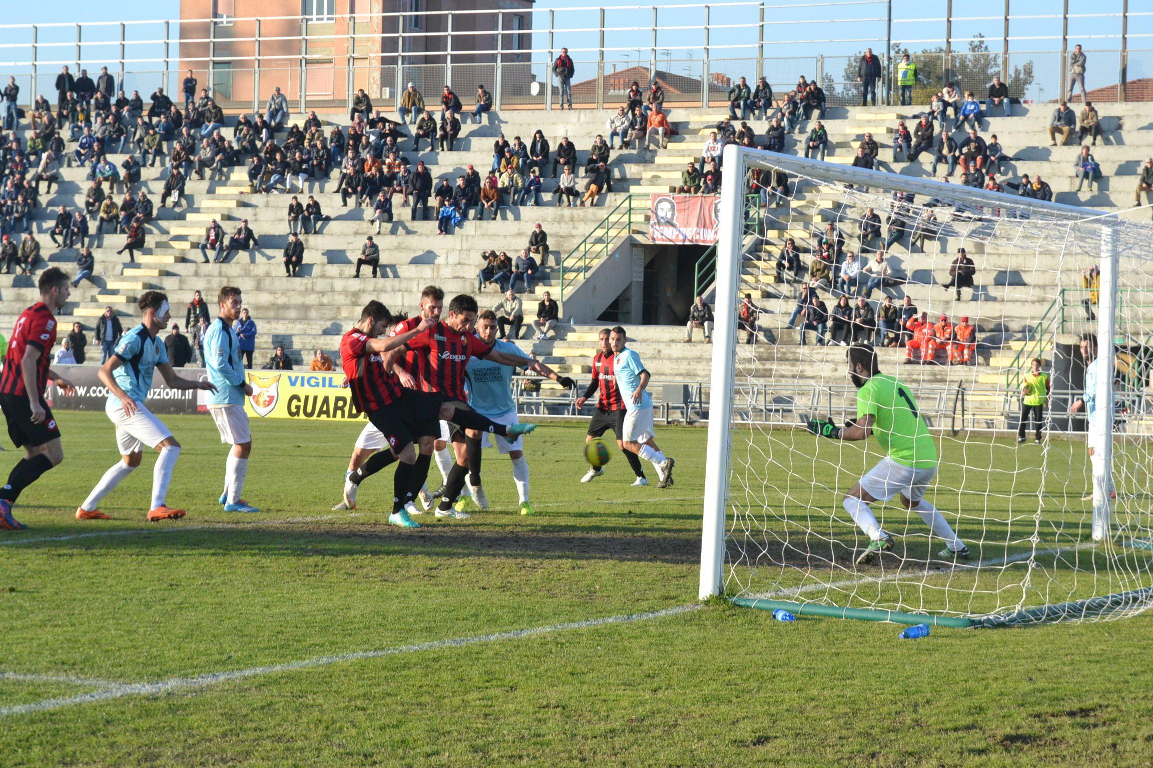 Il gol del 2-2 realizzato da Forte (Vip)