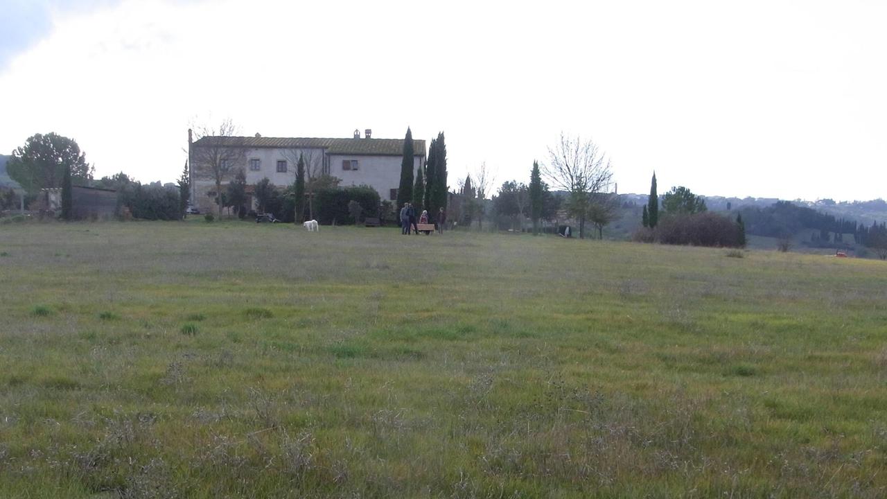 Il punto in cui dovrebbe essere realizzata la cava vicino all'agriturismo Sant'Emilia (foto d’archivio)