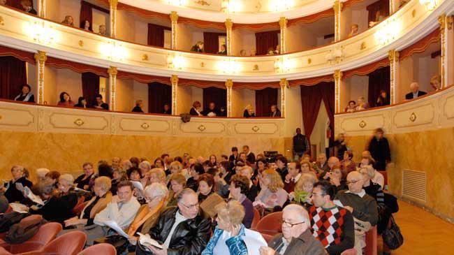 L'interno di un teatro storico (foto d'archivio)