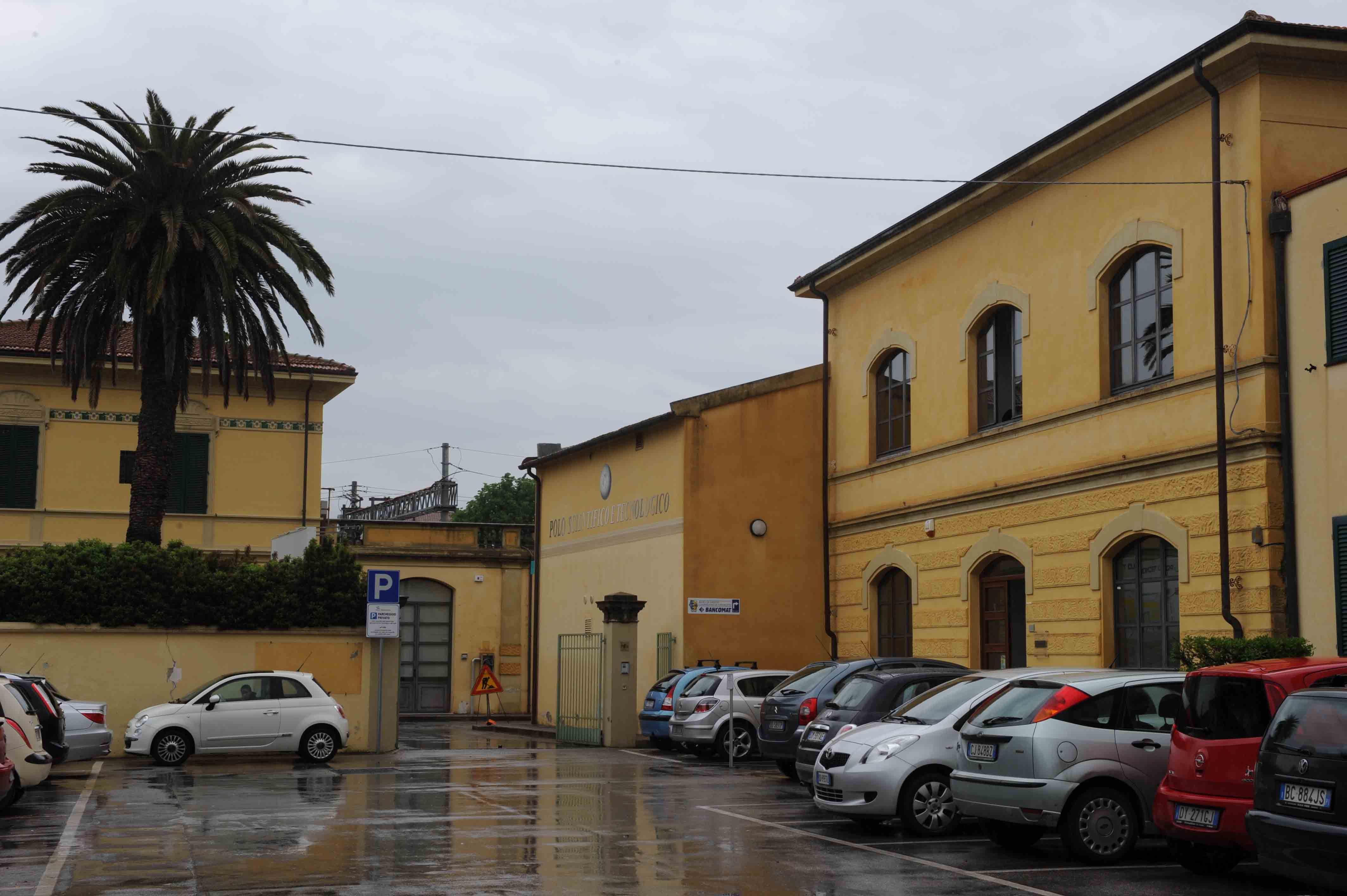 Un ingresso del polo tecnologico di Navacchio