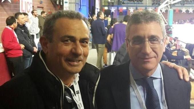 Giampiero Cardelli (a sinistra) e il presidente Pietro Basciano