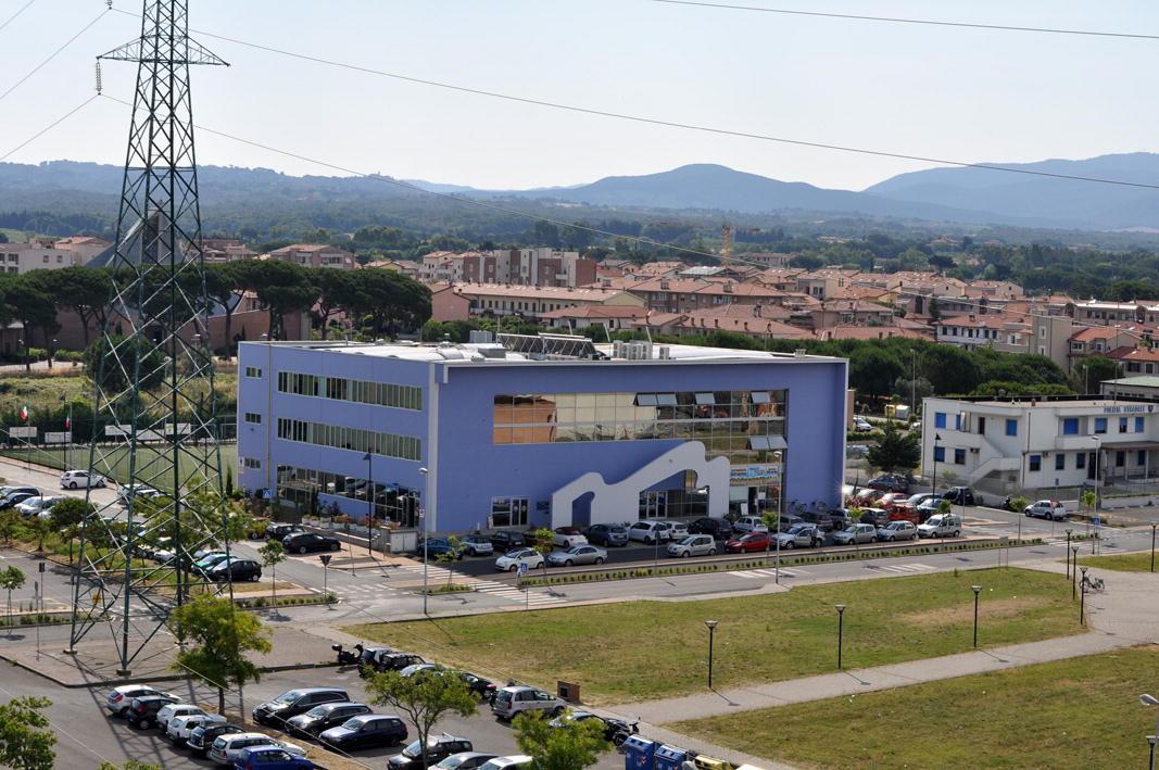 L'area dove dovrebbe sorgere la caserma della Gdf