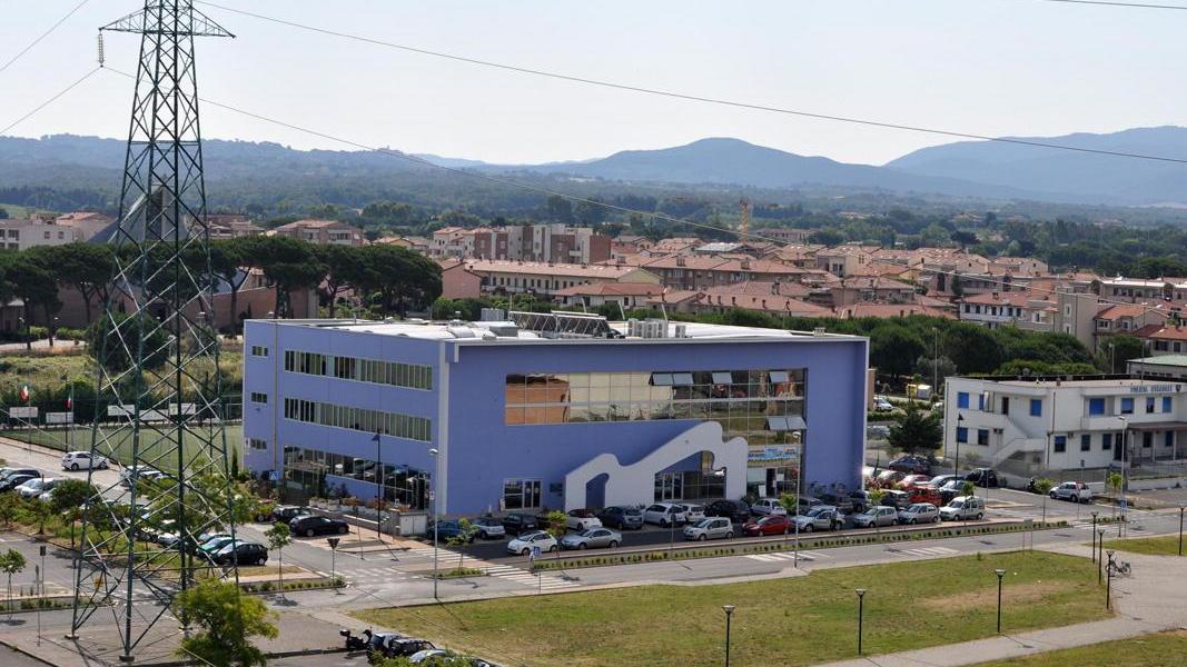 L'area dove dovrebbe sorgere la caserma della Gdf