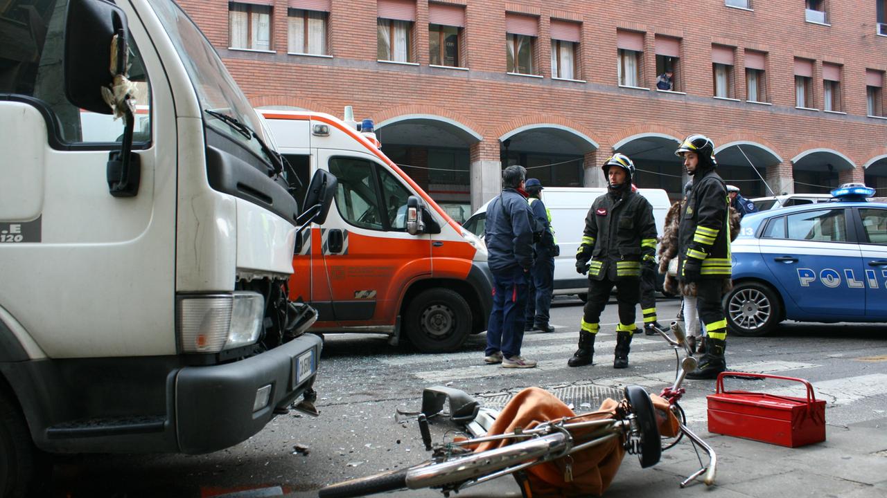 La scena dell'incidente