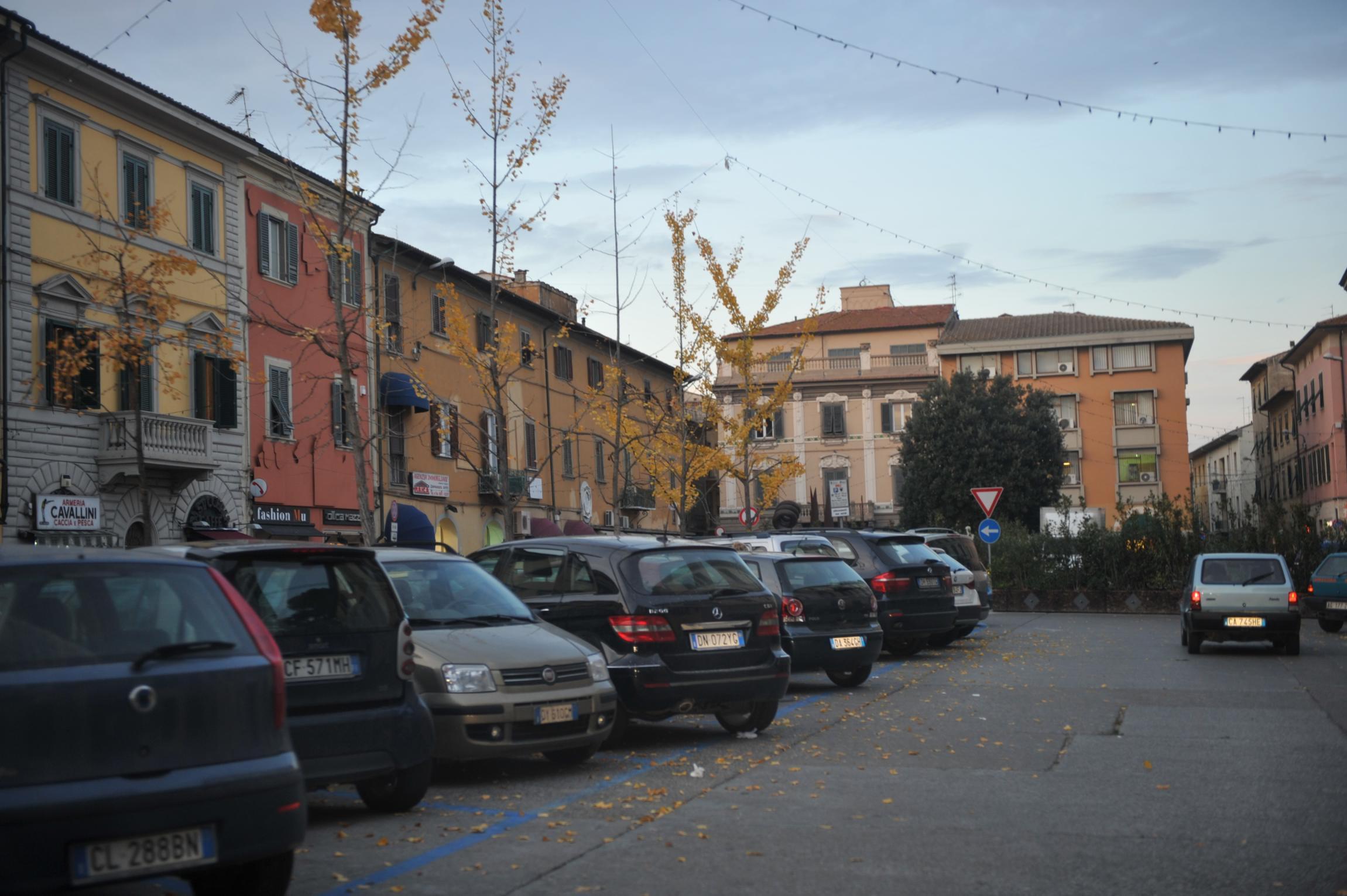 Un parcheggio a pagamento a Pontedera (foto Silvi)