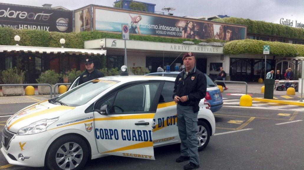 Una pattuglia del Corpo Guardie di Città