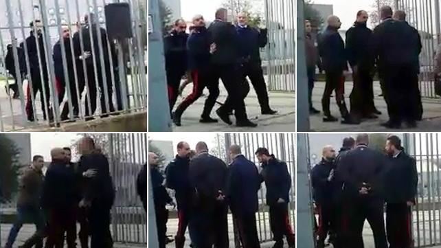 La sequenza della protesta del padre davanti alla scuola