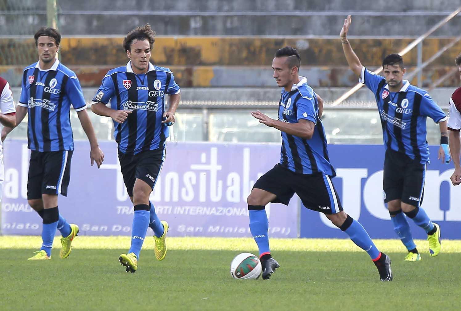Alcuni giocatori nerazzurri in azione