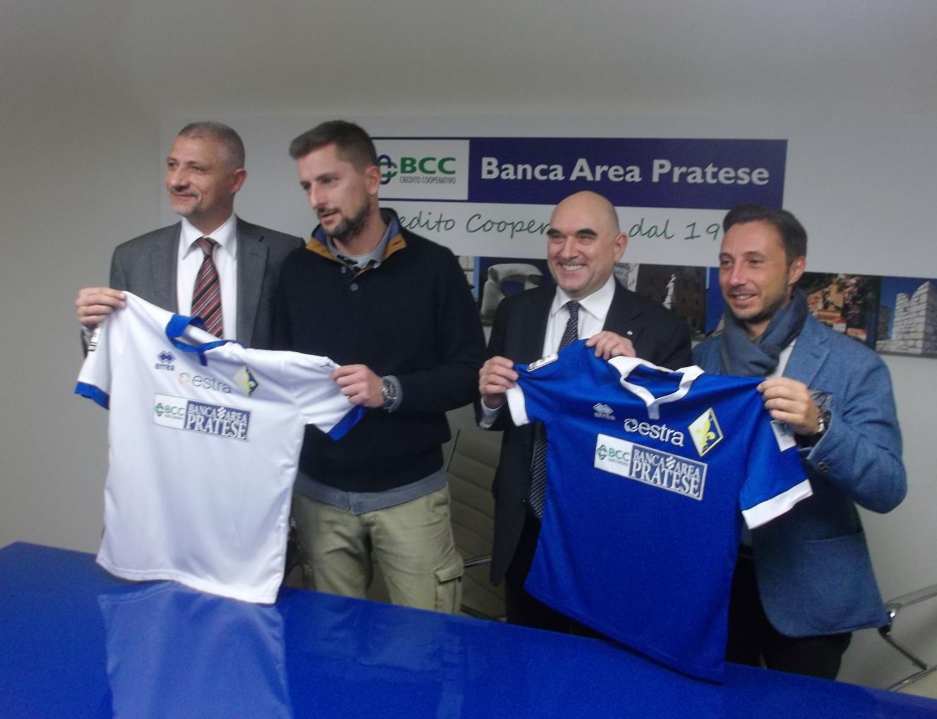 Le magliette del Prato avranno la sponsorizzazione della Bcc Prato