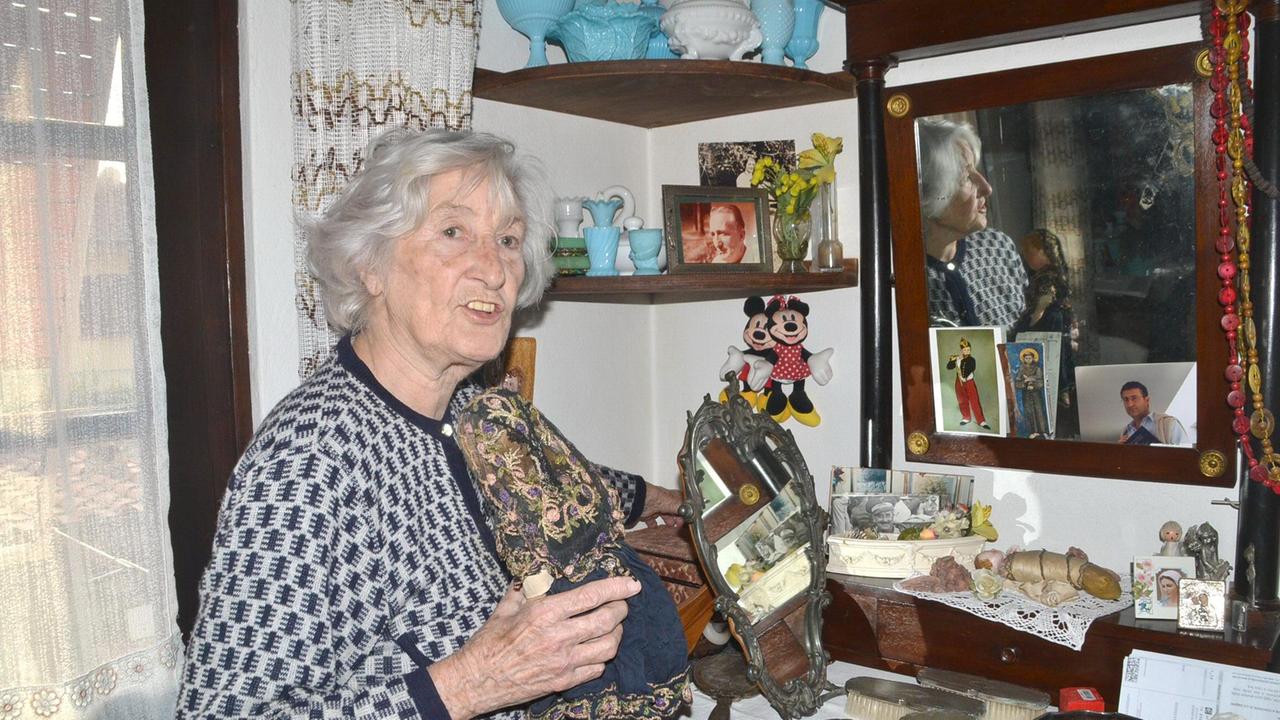 Fausta Cadringher, una delle derubate