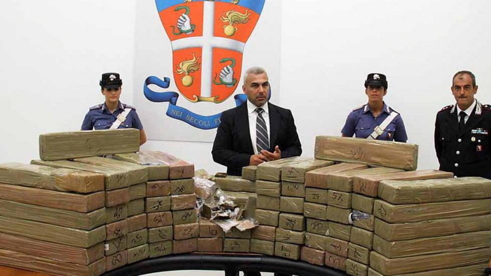 Quel carico di hashish sul Tir intercettato grazie a un drone