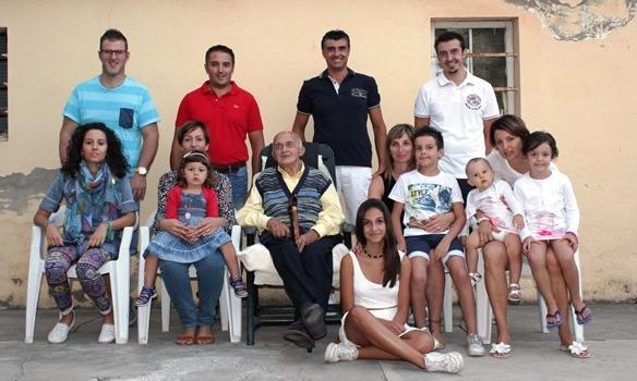 Grande festa per nonno Vittorio 