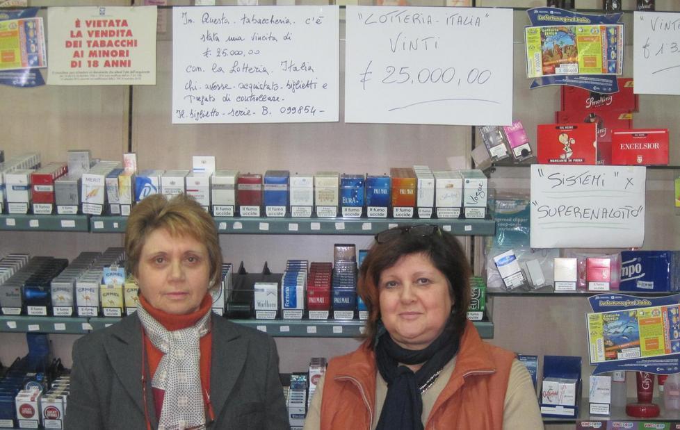 Il biglietto da 25mila euro venduto a San Martino 