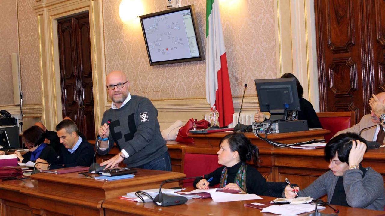 Una seduta del consiglio comunale