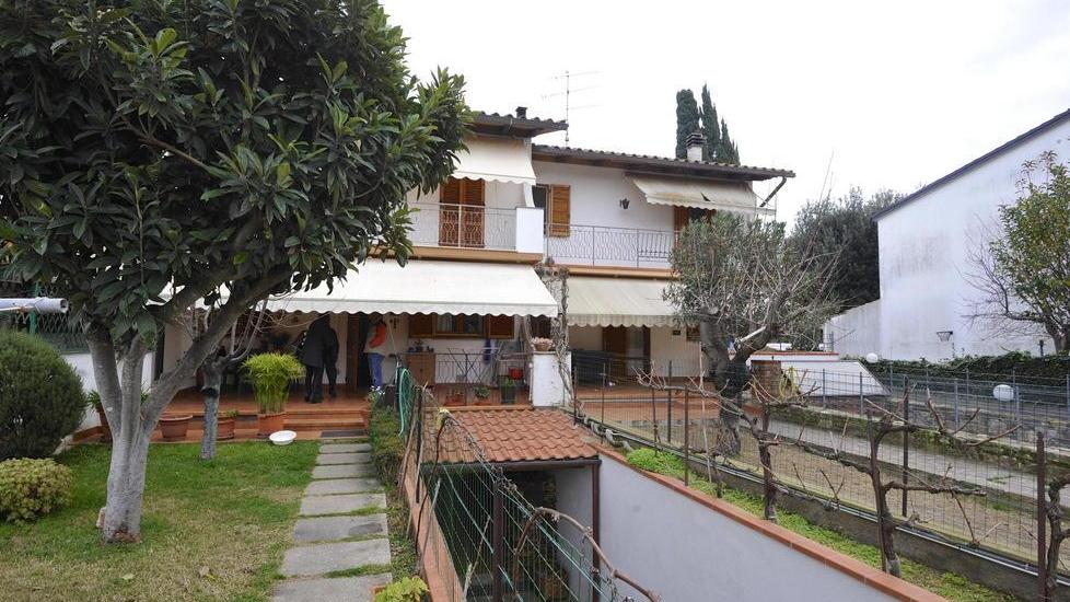 La villetta della famiglia Turbanti a Casalecci, svaligiata il 5 gennaio 2015 (foto Agenzia Bf)