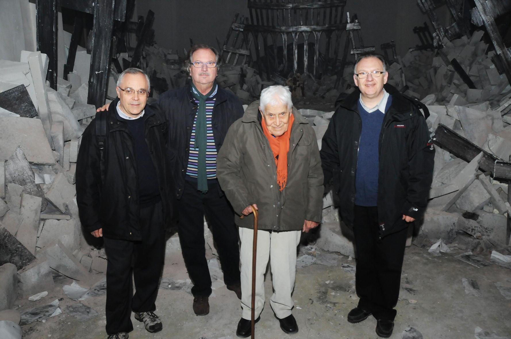 Don Lucio Malanca con fratel Arturo Paoli