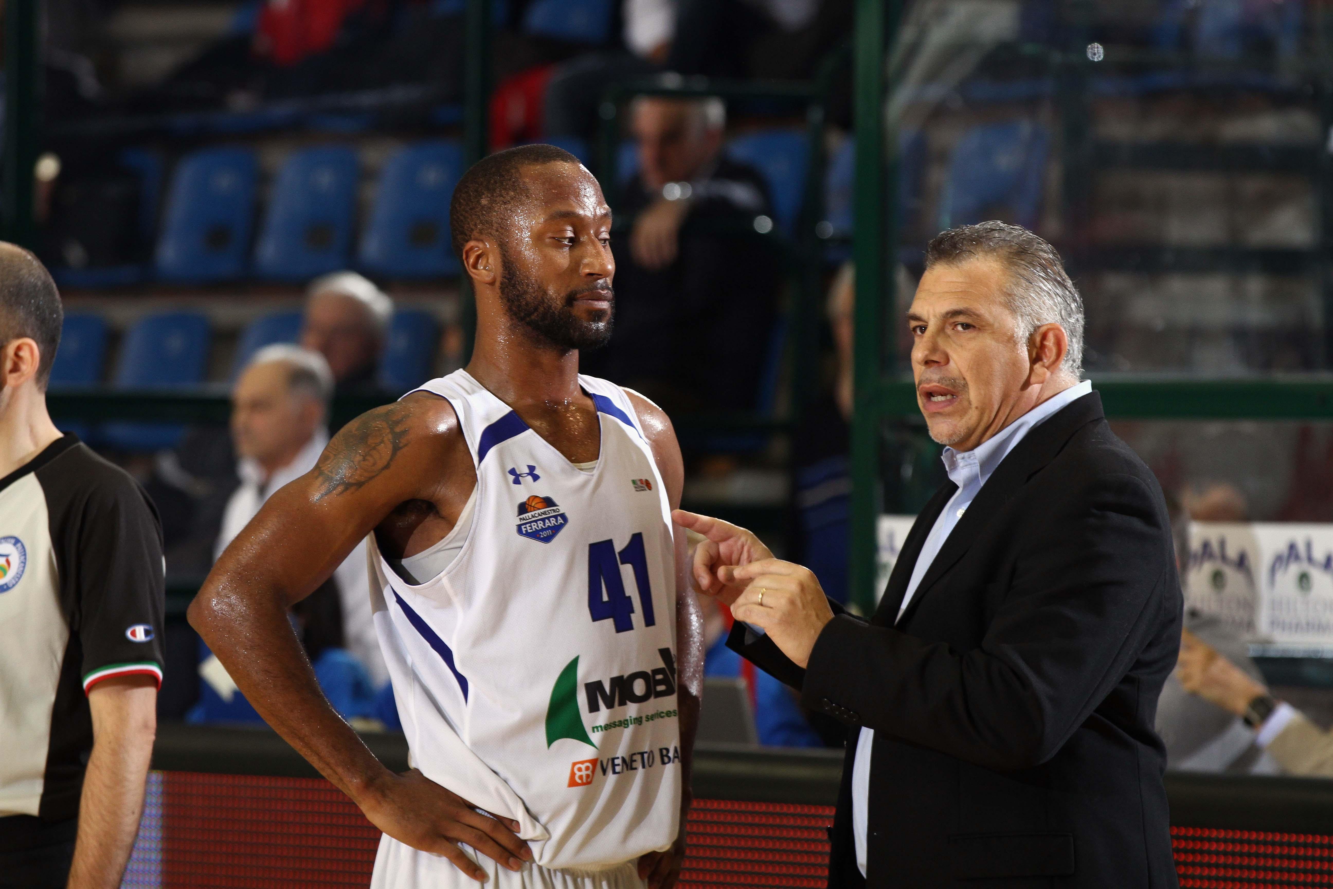 Coach Martelossi con Hasbrouck