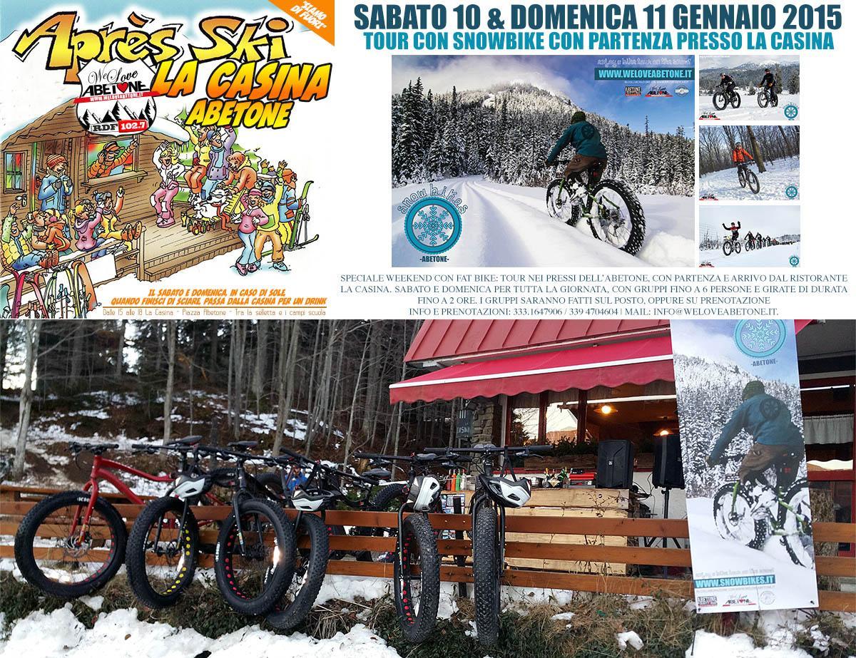 Una domenica dedicata alle escursioni con le snow bikes