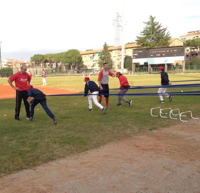Primo giorno di lavoro per il Grosseto Baseball 