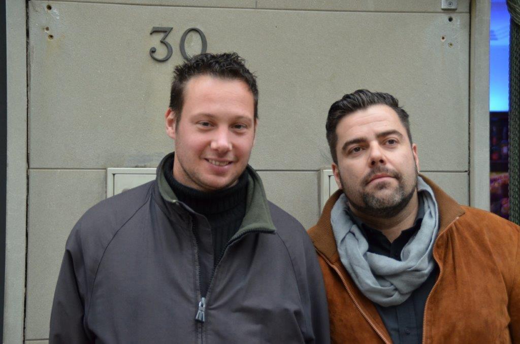 A sinistra Federigo Capecchi con il suo socio Edo Salvadori