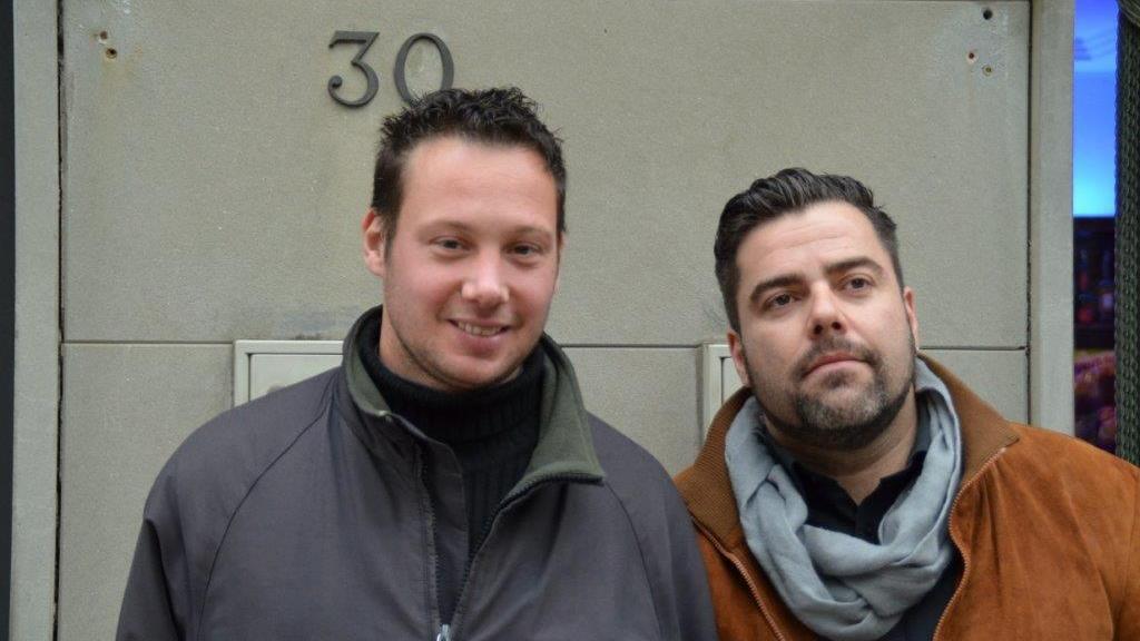 A sinistra Federigo Capecchi con il suo socio Edo Salvadori