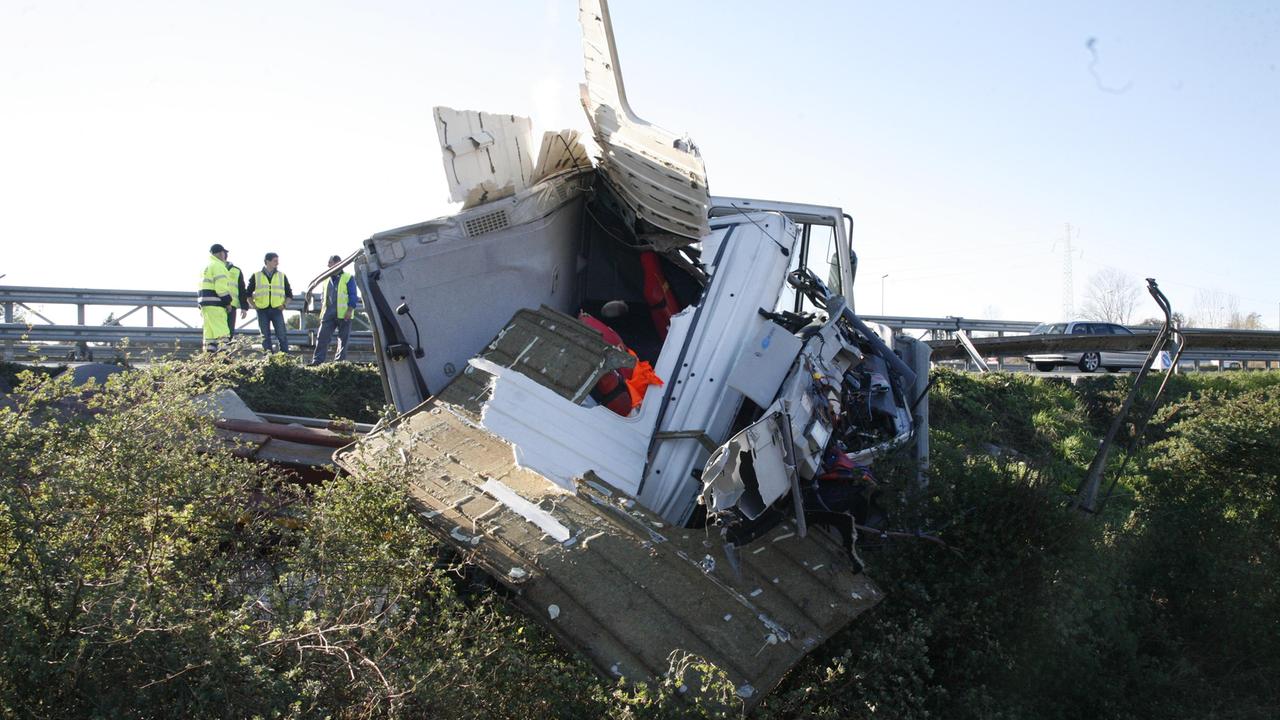 Una scena dell'incidente