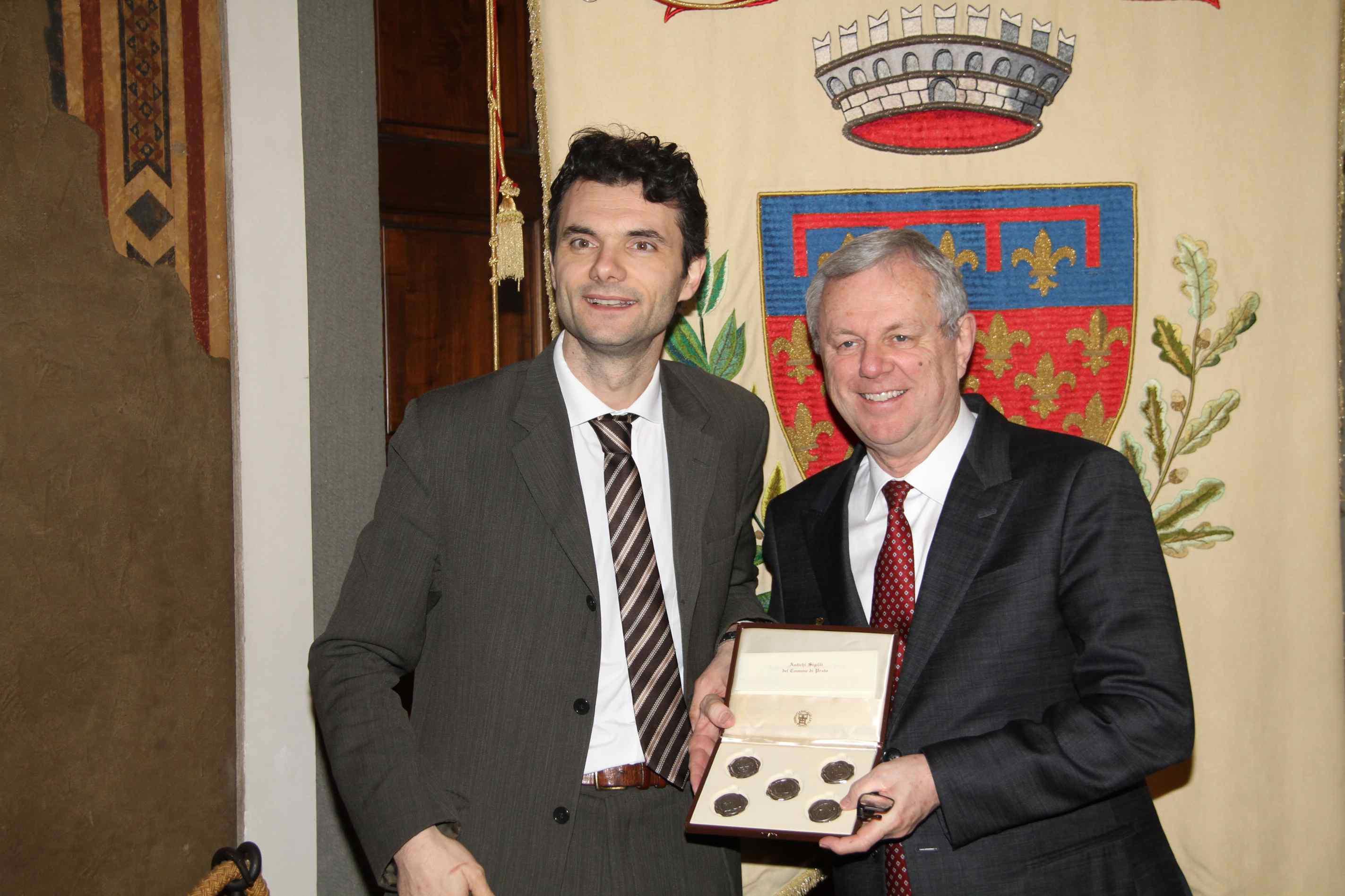 I Sigilli della Città all'ambasciatore d'Australia Mike Rann 