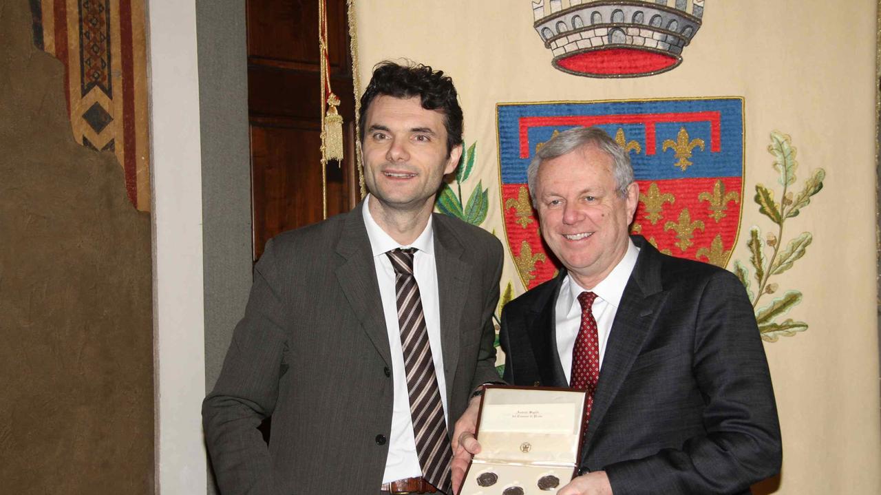 I Sigilli della Città all'ambasciatore d'Australia Mike Rann
