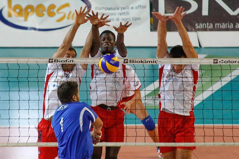 Pallavolo: un'azione di gioco