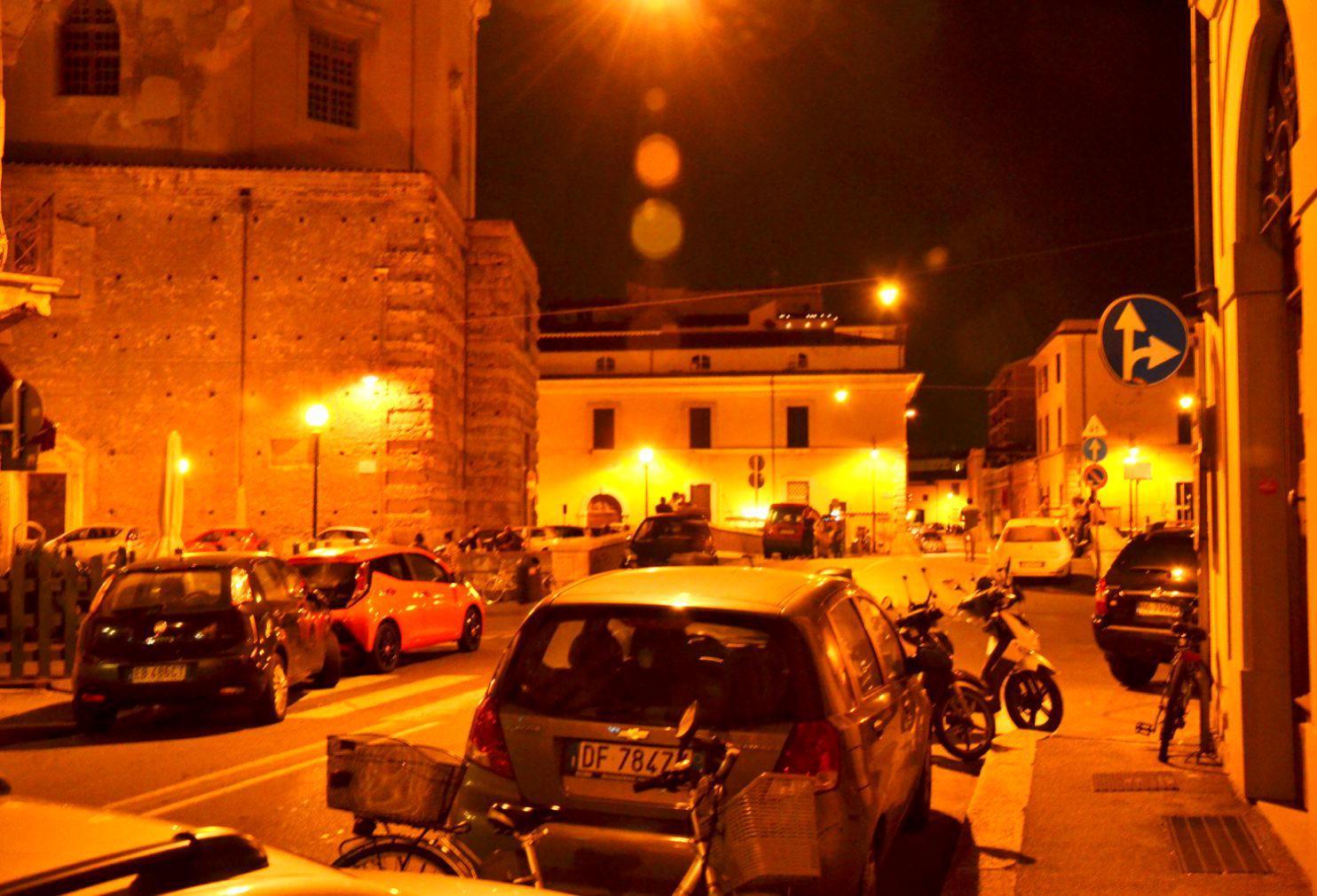 Una foto della Venezia di notte