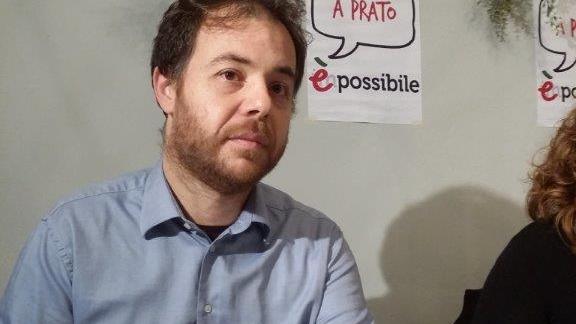 Daniele Pinai, civatiano, coordinatore di Prato Possibile