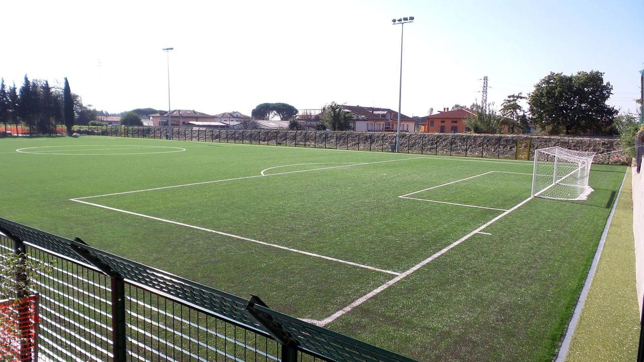 Il nuovo campo sussidiario di Montecatini (Foto Nucci)