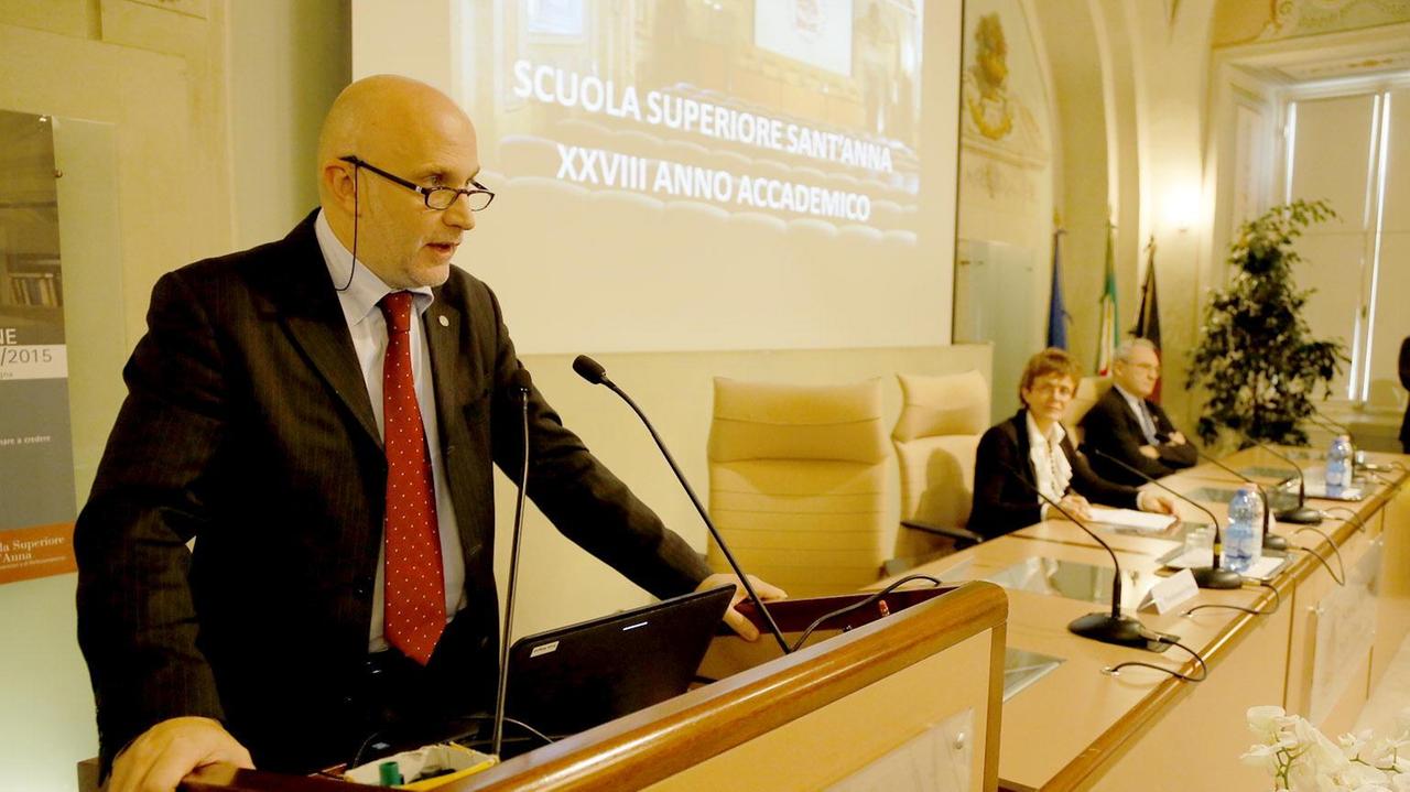 Il rettore Pierdomenico Perata
