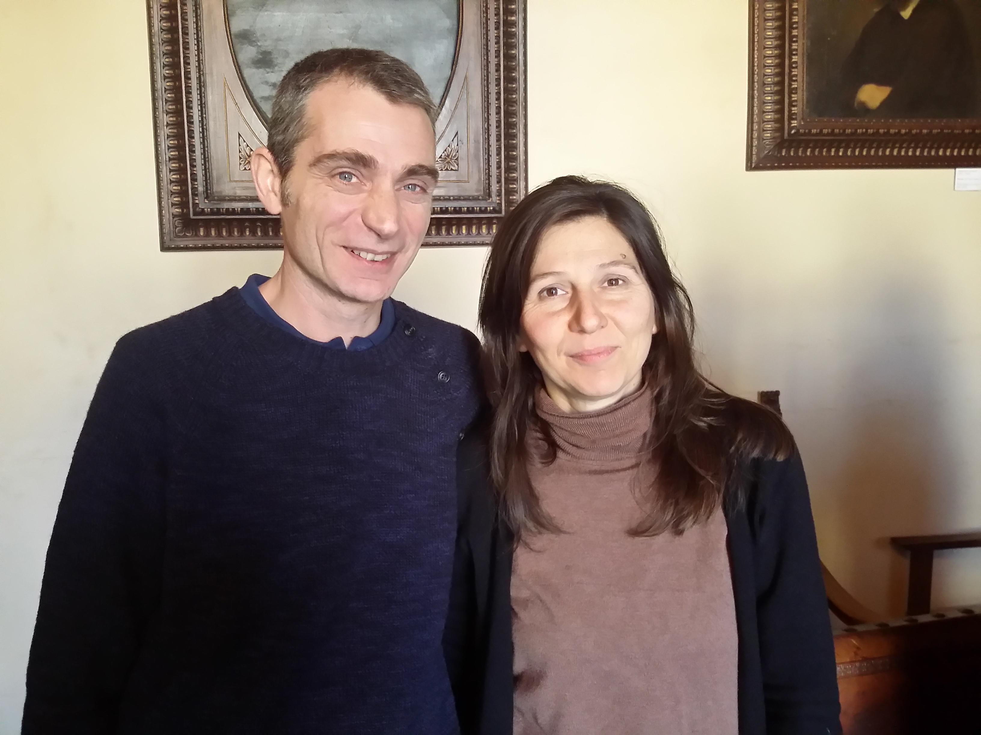 Daniele Bertini e Giovanna Campioni della Cooperativa Cat che fornirà gli operatori di strada