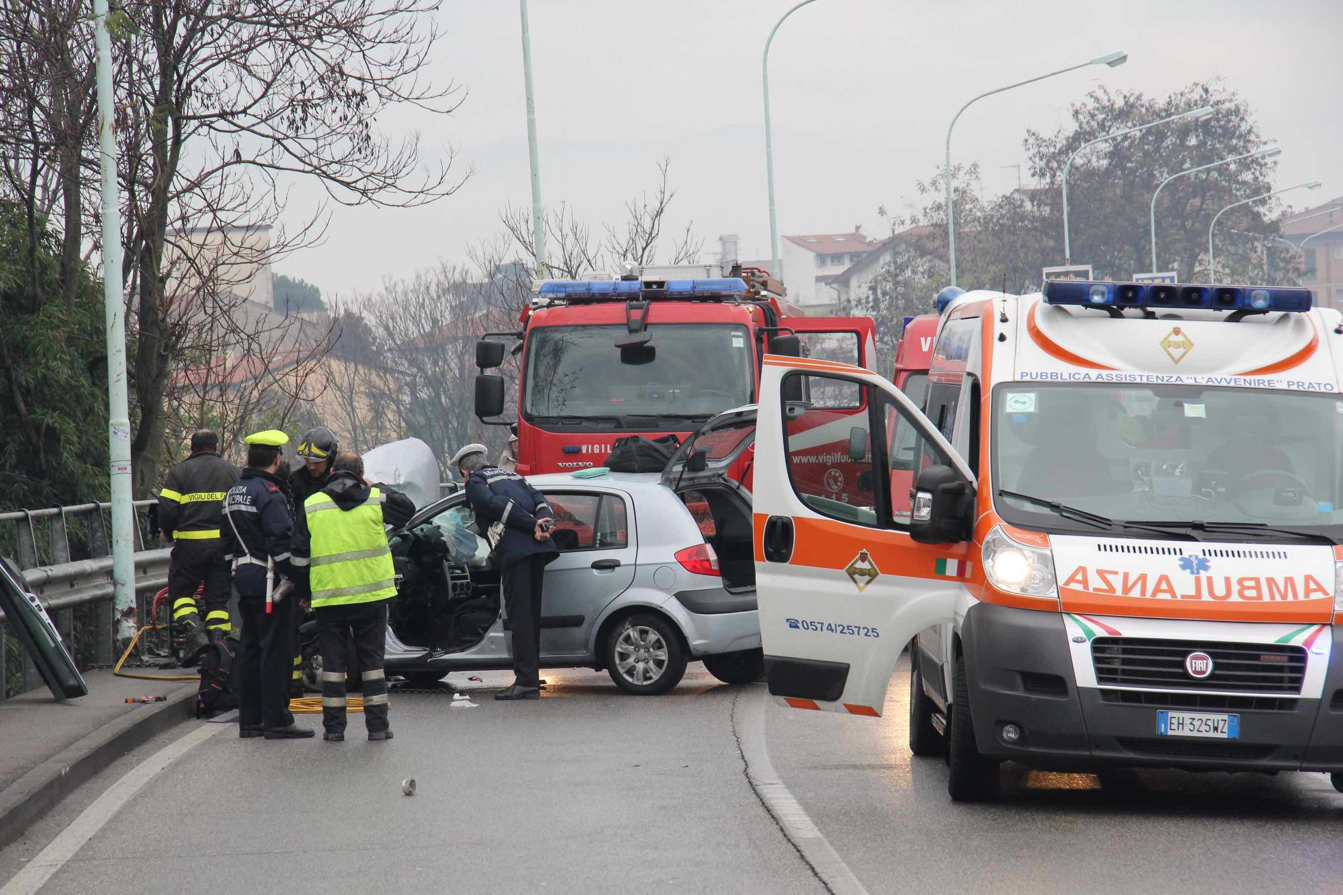 Un incidente avvenuto a Prato nel dicembre 2014