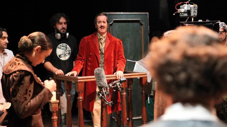 Un momento delle riprese di "The Imago"