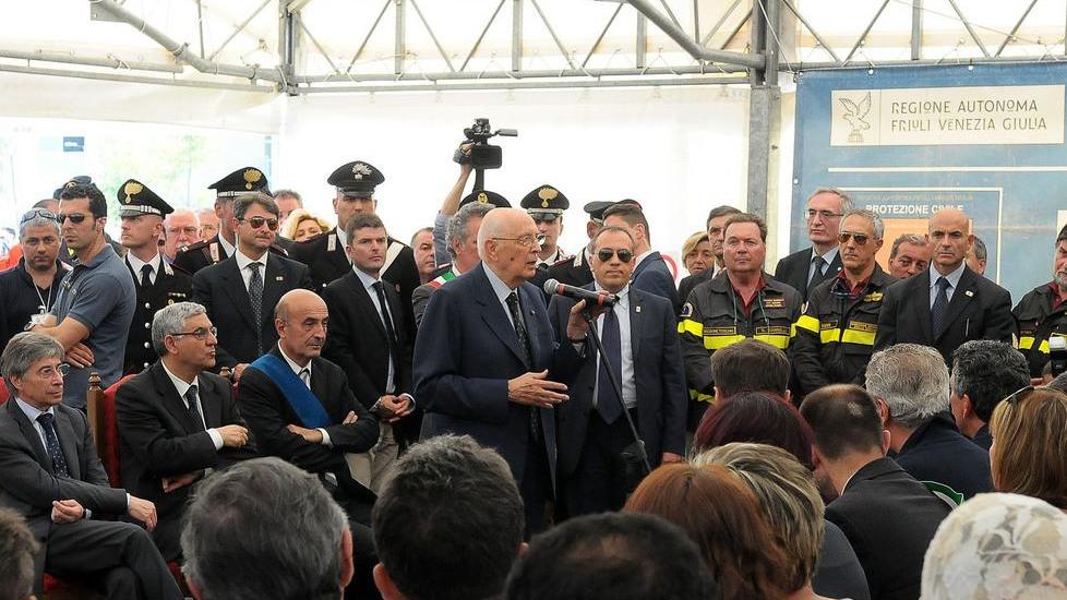 Napolitano e Modena, un presidente tra Pavarotti e il sisma