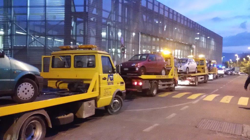 Le auto sequestrate