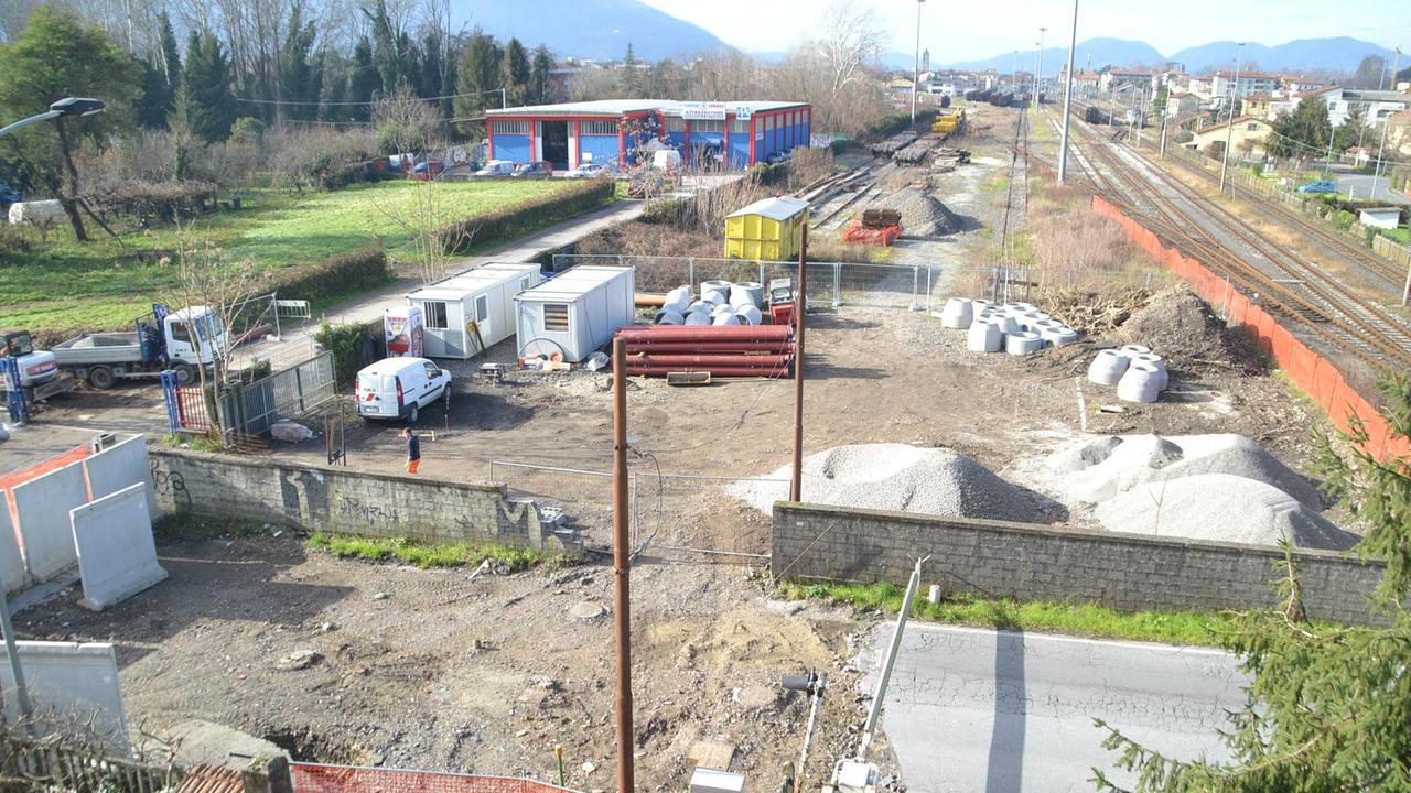 Il cantiere di via Ingrillini