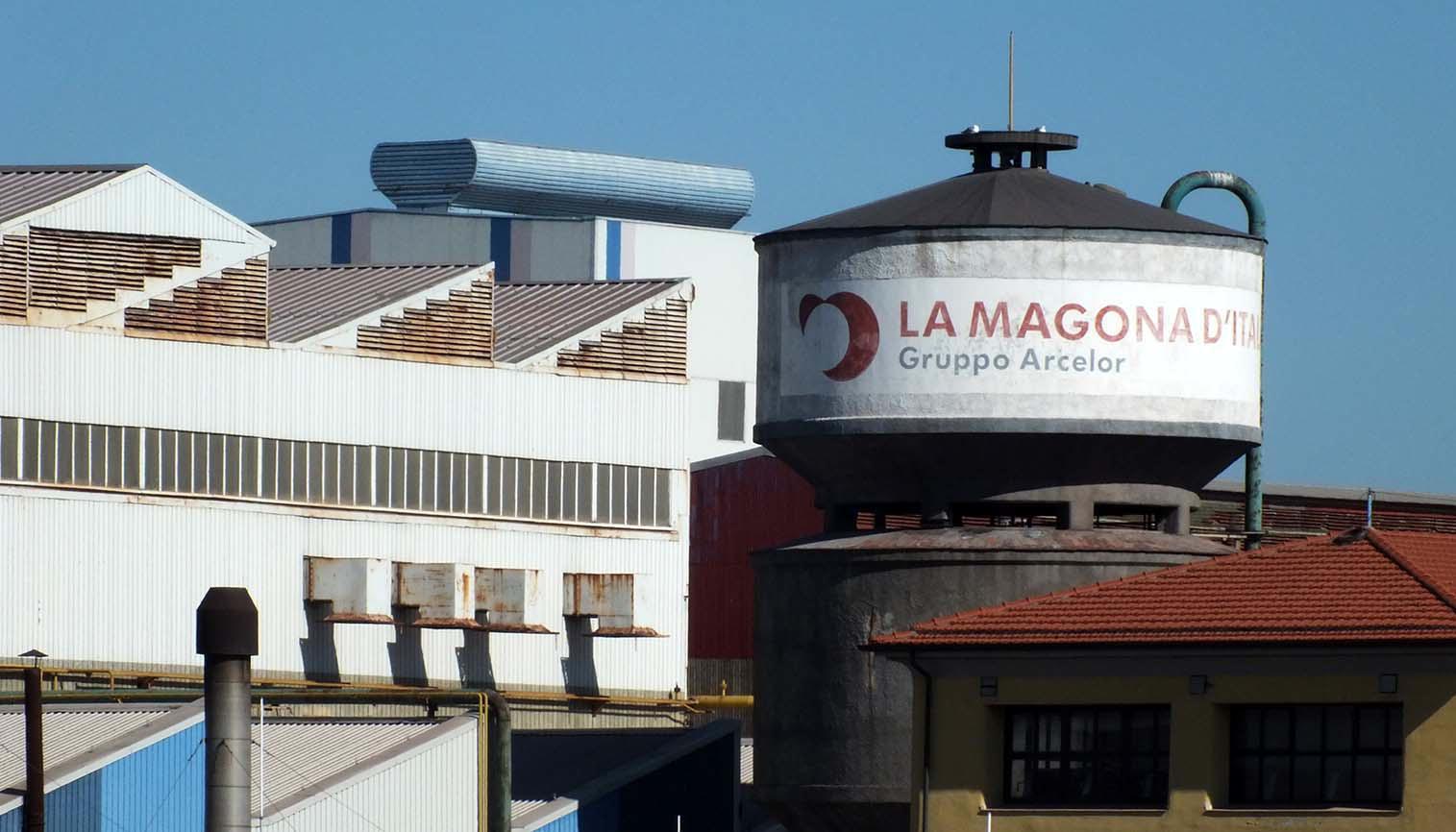 Lo stabilimento Magona Arcelor Mittal