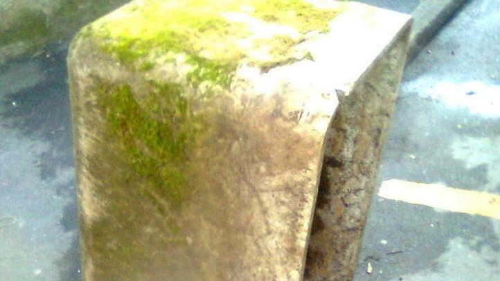 175 kg di amianto lasciati in strada