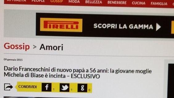 A 56 anni Franceschini sarà di nuovo papà