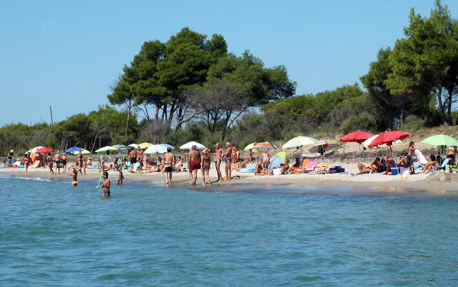 La spiaggia del parco della Sterpaia (foto Pabar)