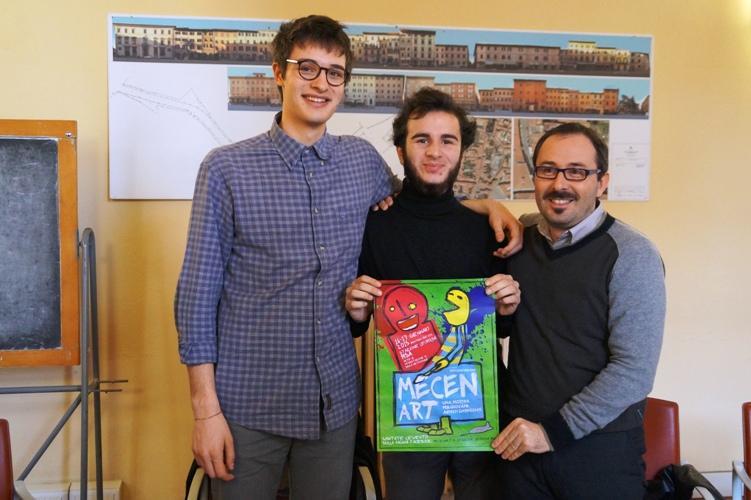 Giovanni Toscano e Giulio Lelli con l'assessore Dario Danti