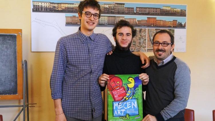 Giovanni Toscano e Giulio Lelli con l'assessore Dario Danti